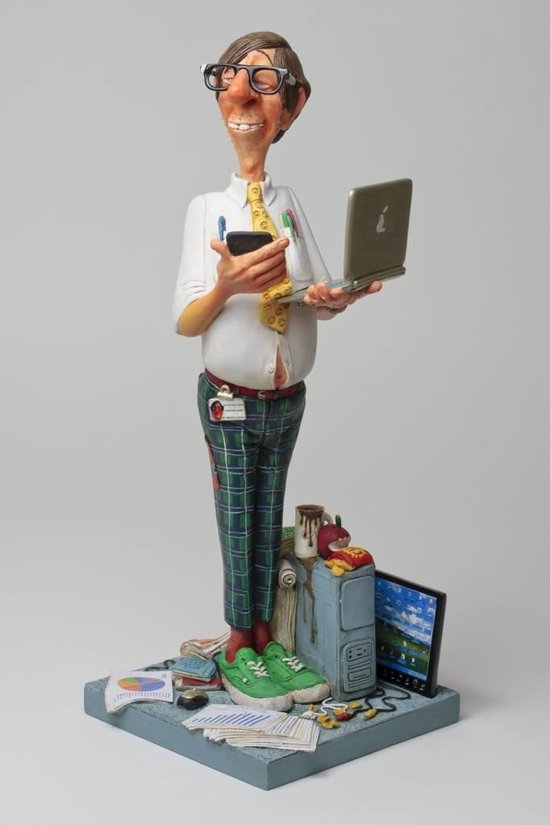 Forchino beeld De computerexpert, 24 cm
