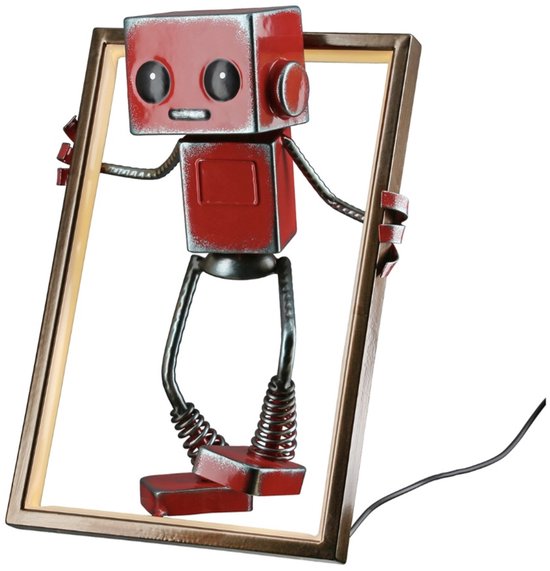 Gilde Handwerk robot-tafellamp Lumibot (LED)