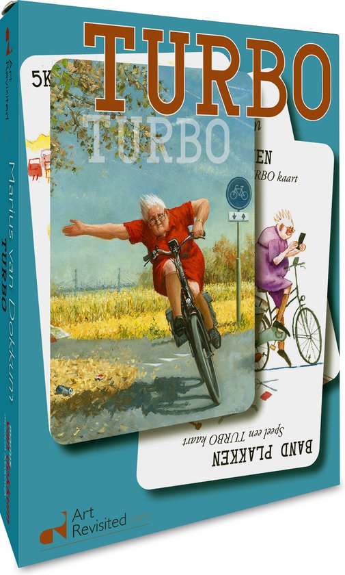 Marius van Dokkum Turbo spel, kaartspel voor jong en oud